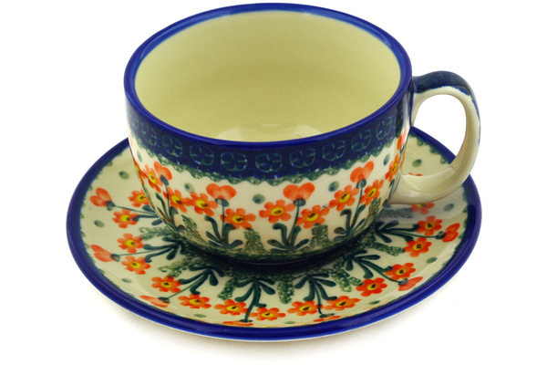 Cup with Saucer 13 oz