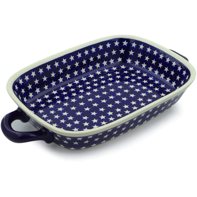 Rectangular Baker with Handles 18"