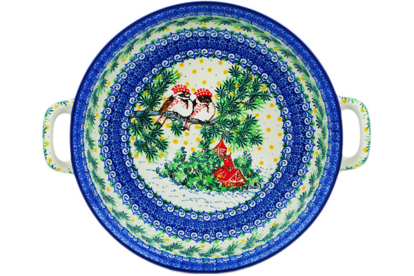 Round Baker with Handles 10-inch