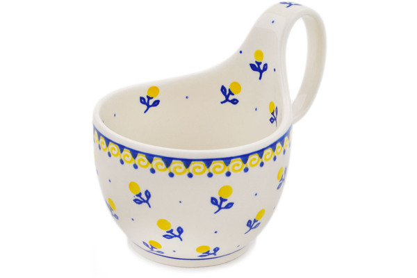 Bowl with Loop-Handle 6"