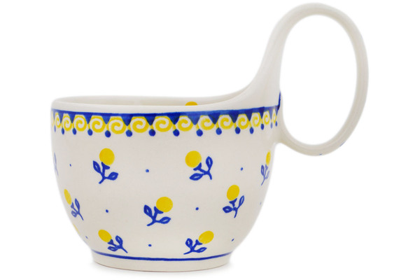 Bowl with Loop-Handle 6"