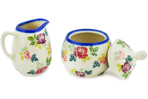 Sugar Bowl and Creamer