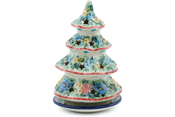 Christmas Tree Candle Holder 7"