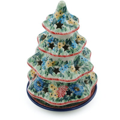 Christmas Tree Candle Holder 7"