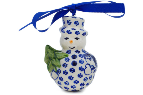 Snowman Ornament 4"