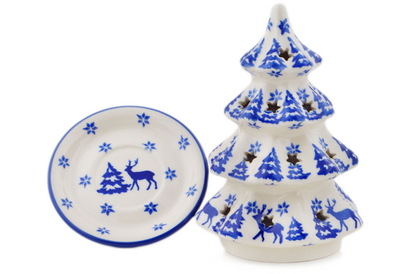 Christmas Tree Candle Holder 6"