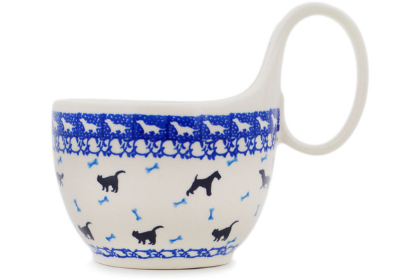 Bowl with Loop-Handle 6"