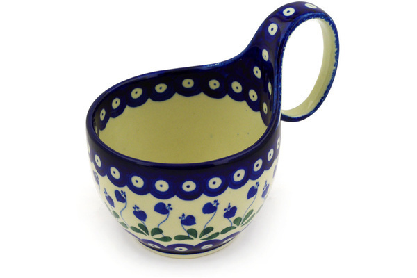 Bowl with Loop-Handle 6"