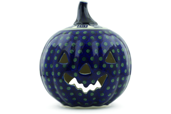 Jack O Lantern Candle Holder 9"