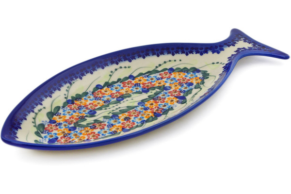 Fish Shaped Platter 13"