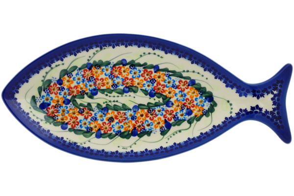 Fish Shaped Platter 13"