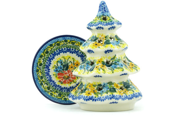 Christmas Tree Candle Holder 6"