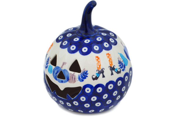 Jack O Lantern Candle Holder 6"