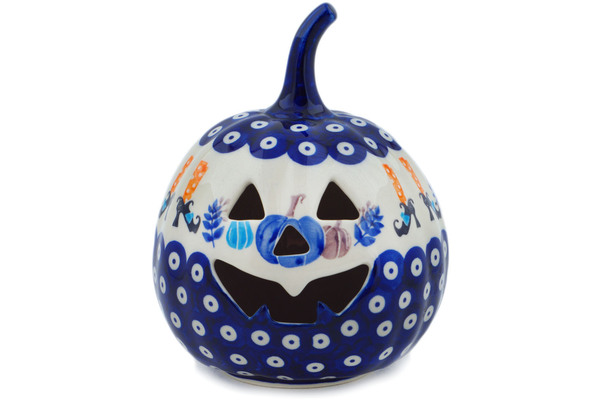 Jack O Lantern Candle Holder 6"