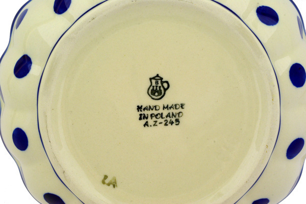 Scalloped Fluted Bowl 7"