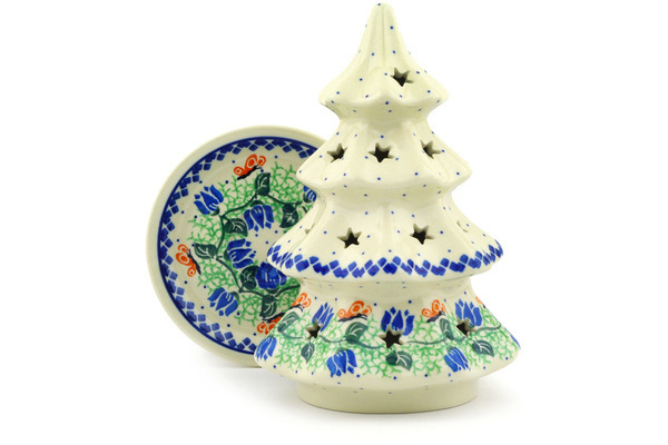 Christmas Tree Candle Holder 8"