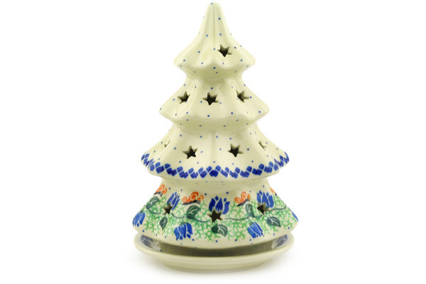 Christmas Tree Candle Holder 8"
