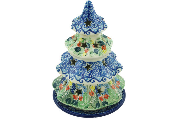 Christmas Tree Candle Holder 7"