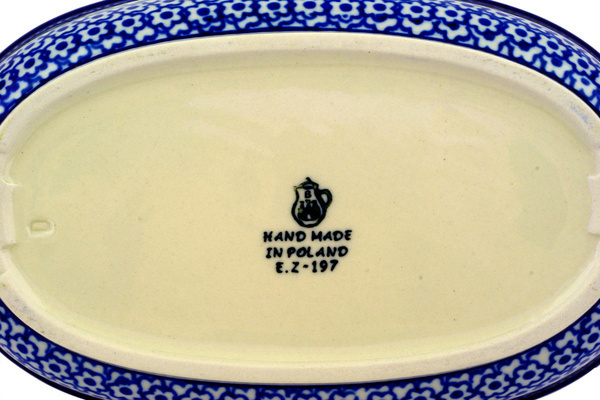 Oval Baker with Handles 9"