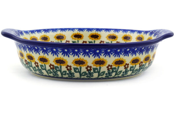 Round Baker with Handles 9"