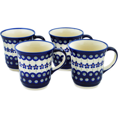Set of 4 Mugs 10 oz