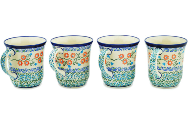 Set of Four 10oz Mugs 