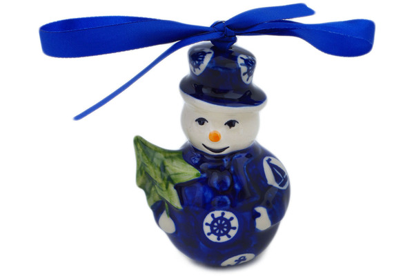 Snowman Ornament 4"