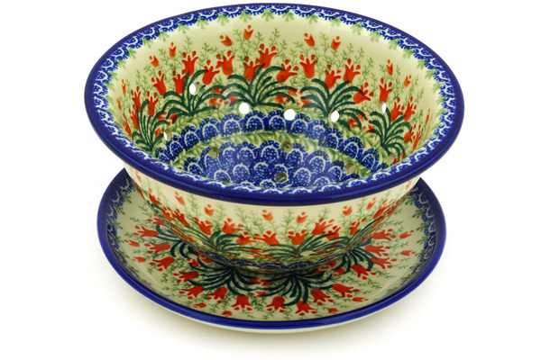 Colander with Plate 8"