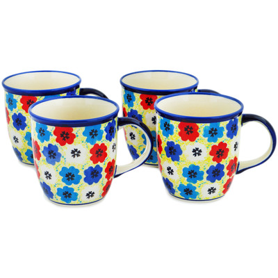 Set of Four 12oz Mugs