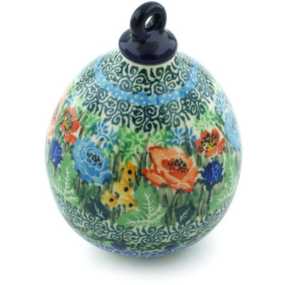 Christmas Ball Ornament 4"