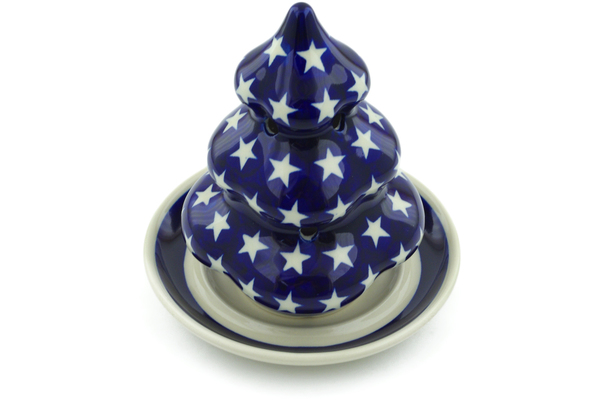 Christmas Tree Candle Holder 6"