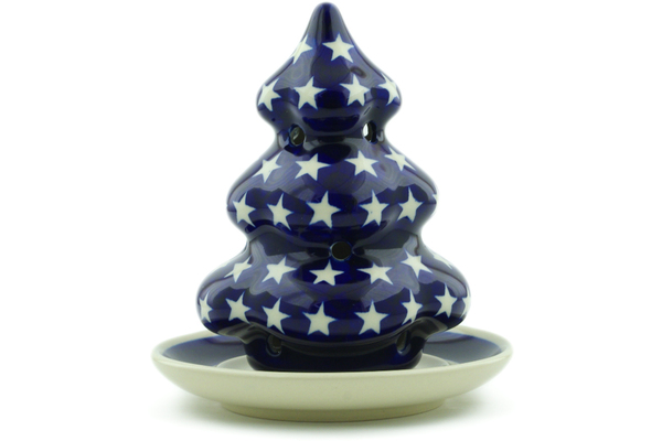 Christmas Tree Candle Holder 6"