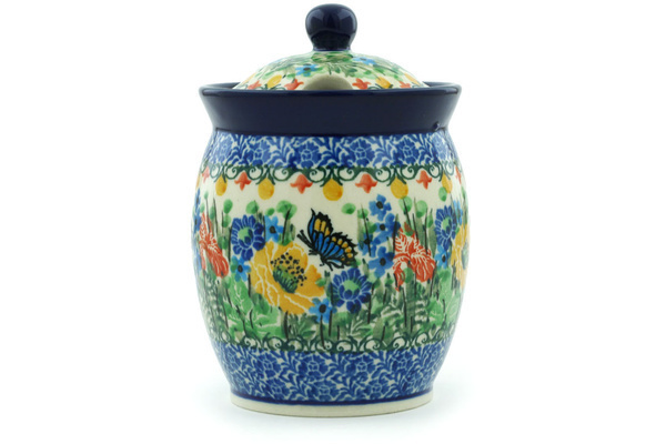 Jar with Lid with Opening 5"