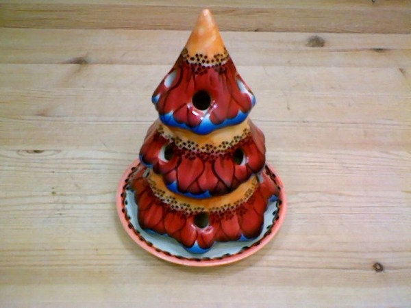 Christmas Tree Candle Holder 5"