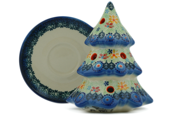 Christmas Tree Candle Holder 5"