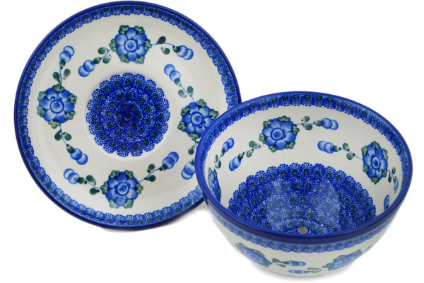 Colander with Plate 8"