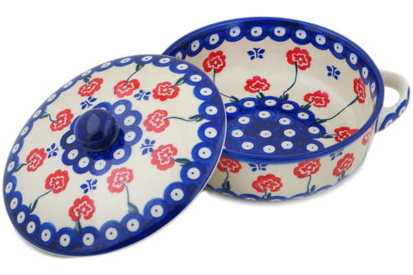 Baker with Cover with Handles 8"