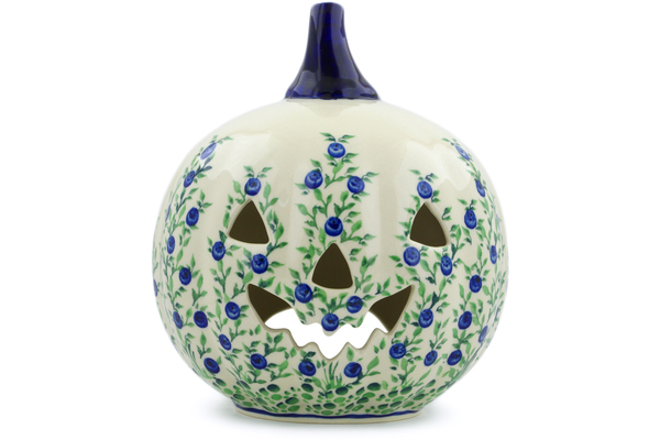 Jack O Lantern Candle Holder 9"