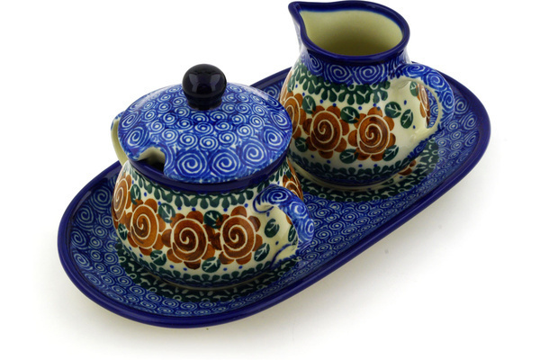 Sugar and Creamer Set 10"