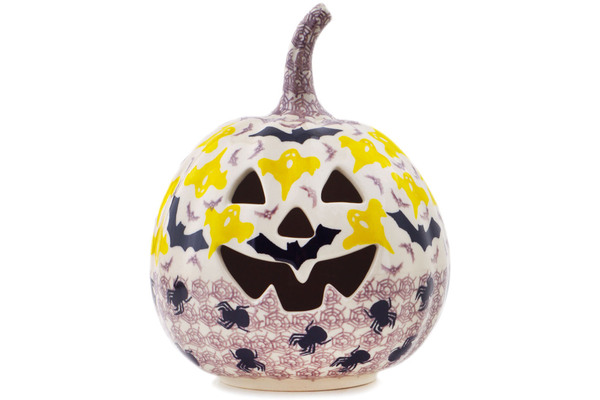 Jack O Lantern Candle Holder 6"
