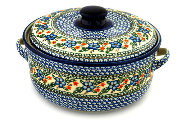 Baker with Cover with Handles 14"