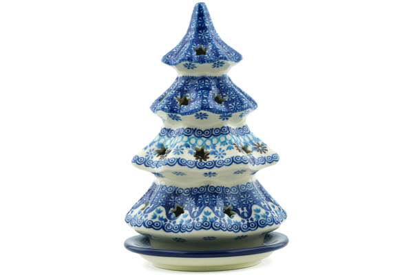 Christmas Tree Candle Holder 8"
