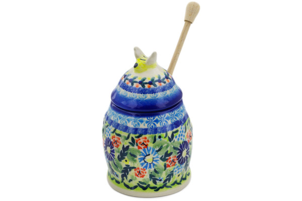 Honey Jar with Dipper 5"