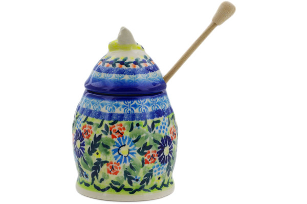 Honey Jar with Dipper 5"