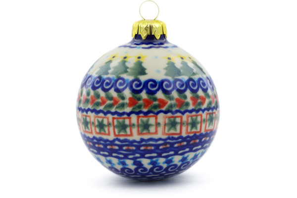 Christmas Ball Ornament 4"
