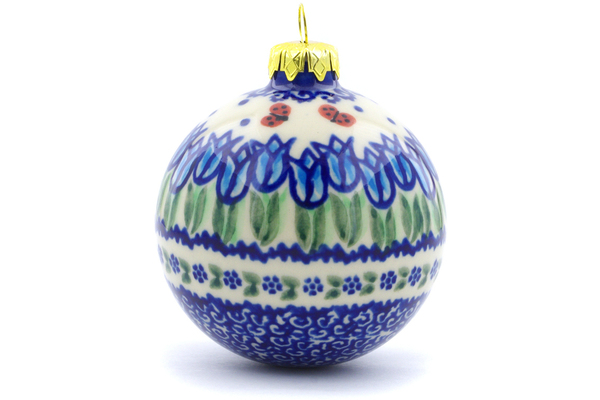 Christmas Ball Ornament 4"