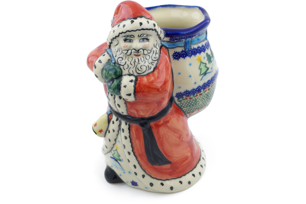 Santa Shaped Jar 9"
