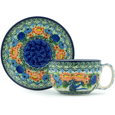 Cup with Saucer 13 oz