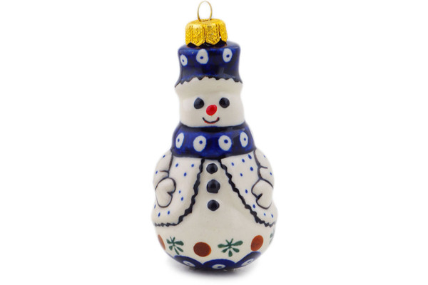 Snowman Ornament 4"
