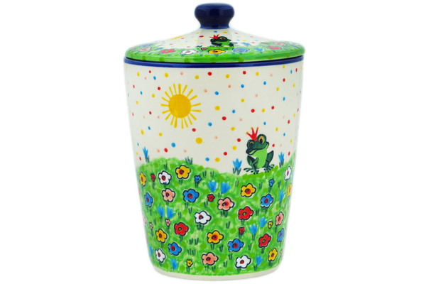 Jar with Lid 7"